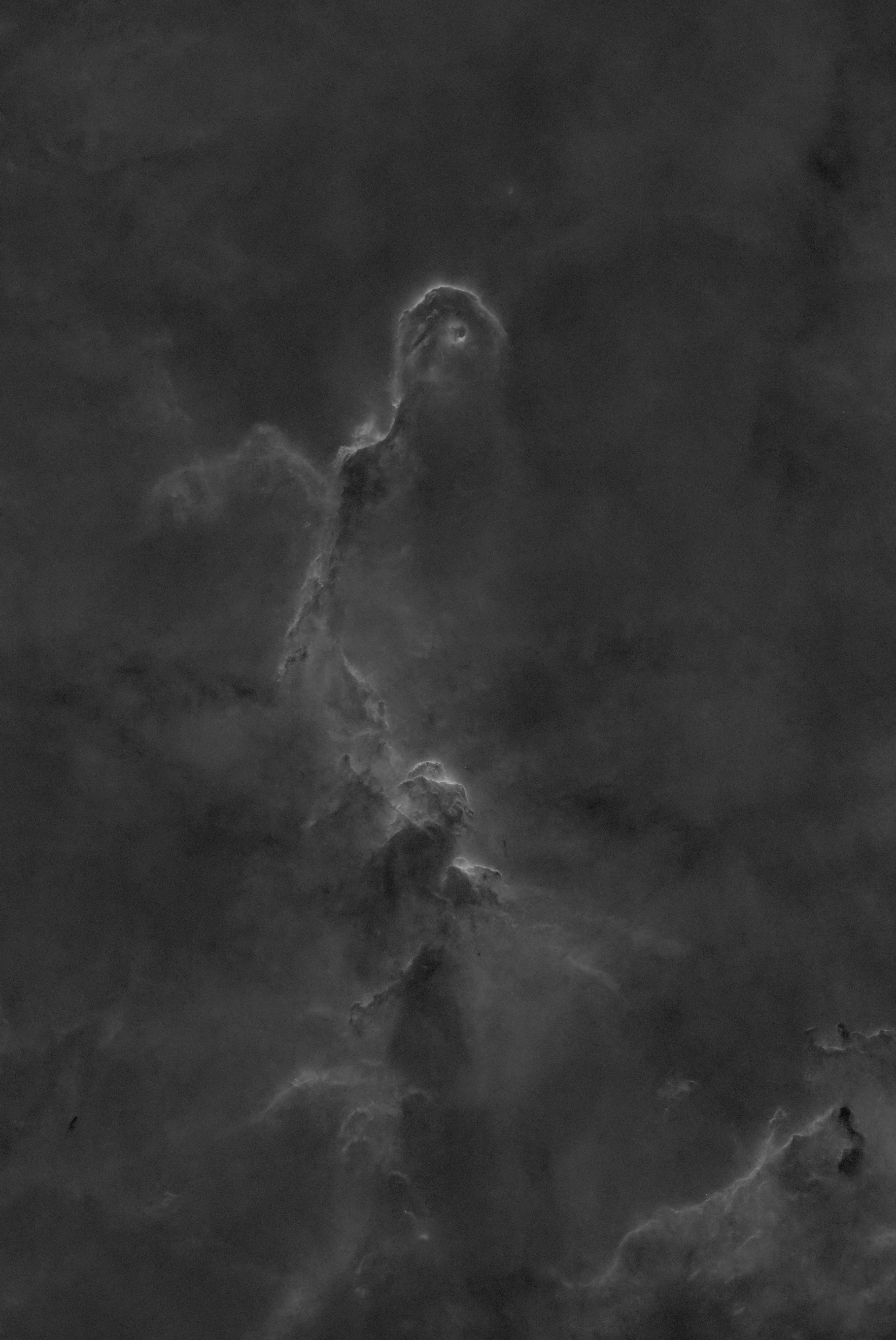 SII-Kanal des Elefantenrüsselnebels IC 1396A
